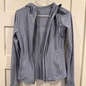 lululemon athletica Slate Blue Hooded Zip Utility Jacket